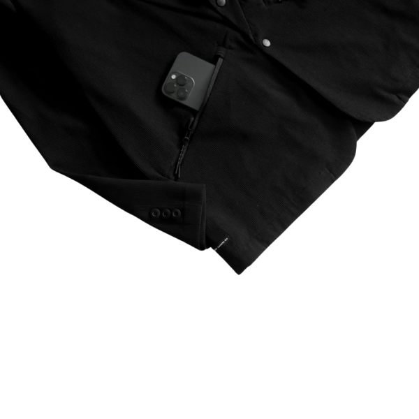 DYCTEAM - RePET Stitching Blazer - Black - Image 3